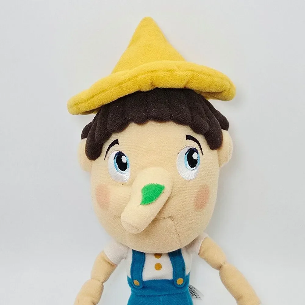 Shrek The Third Pinocchio Plush Rare Stuffed Toy Dreamworks Leaf Nose